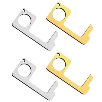 

Hot SV-Hygiene Hand Door Opener Portable Elevator Tool Door Handle Key for Home Non Contact Safety Tools Press Door Opener