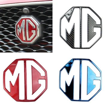 

For MG ZS MG6 Morris Garage Car Logo Front Grille Emblem Rear Boot Sticker Stainless Steel Refitting New Automobiles Decoration