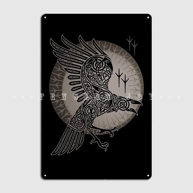 Raven Metal Sign Pub Cinema Targhe Retrò Targhe In Latta Poster
