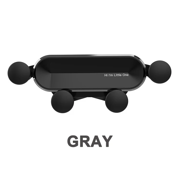 Gray Гравитационный Невидимый Телескопический автомобильный держатель для телефона в автомобиле с креплением на вентиляционное отверстие без магнитного держателя для мобильного телефона gps подставка в автомобиле - Цвет: Gray