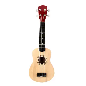 

Ukulele Small Guitar 21" Wooden Ukelele Uke 4 Strings Wood