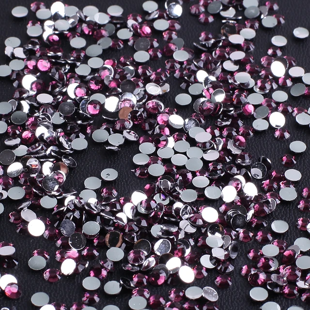 ZOTOONE Resin Flat Back Non Hotfix White Rhinestone For Clothes Decoration Stones And Crystals Strass Applique Glue On Nails Art DeepPurple