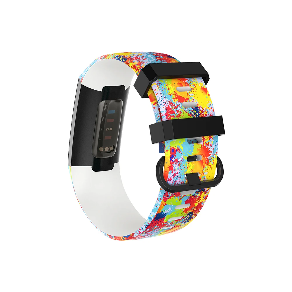 C3S) Baaletc сменный ремешок для Fitbit Charge 3, браслет Oli Panting, браслет Repalcemnet, браслет для Fitbit Charge 3 - Цвет: oli panting