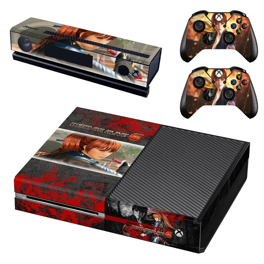 Наклейка s Dead or Alive 6 для xbox one наклейки на кожу стикеры Adesivo для xbox one консоль Kinect два контроллера Скины