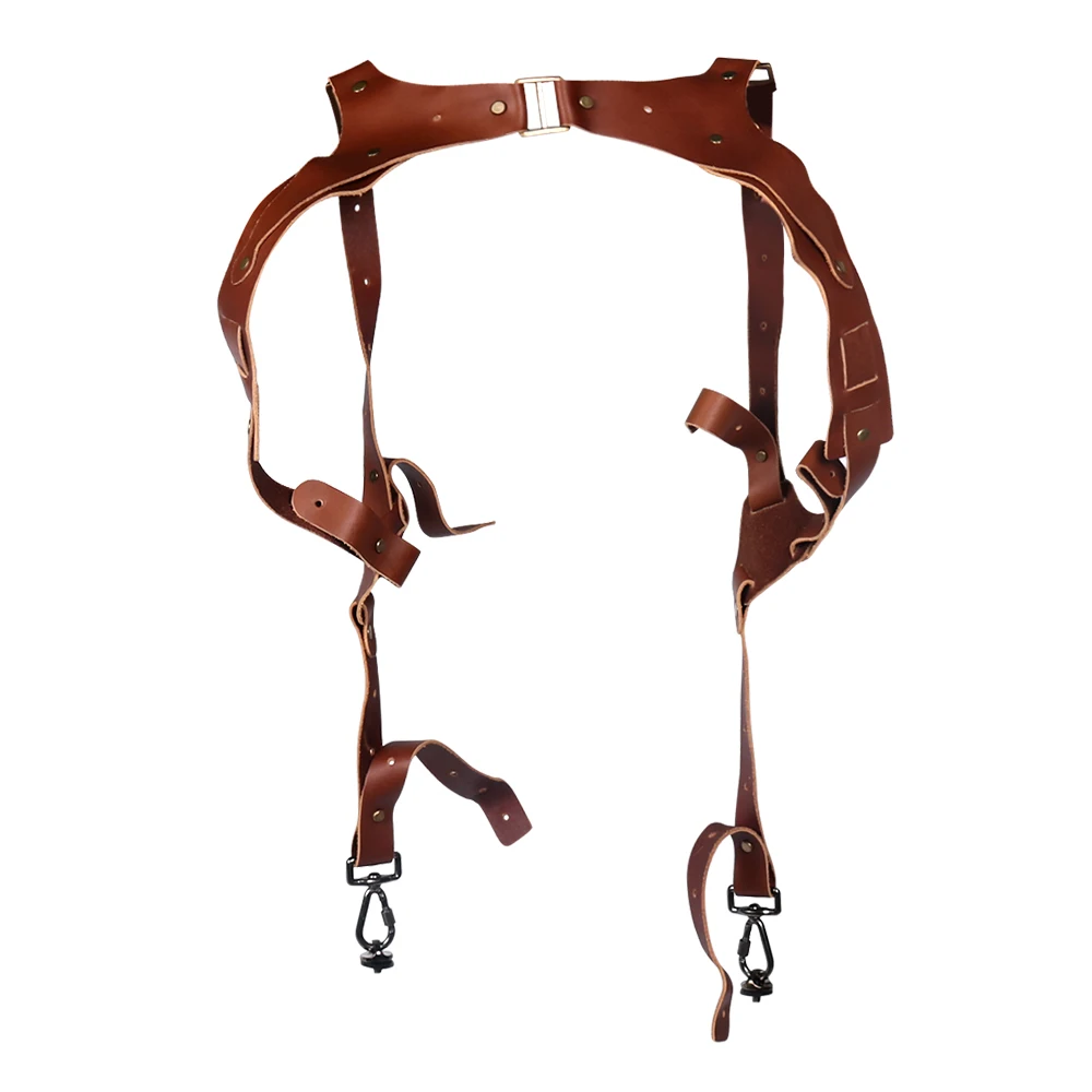 Ceny Sindax pasek od aparatu skórzany pasek DSLR pojedynczy podwójny pasek na ramię różany kowadło indie Earl aparat uprząż dla Canon Nikon DSLR