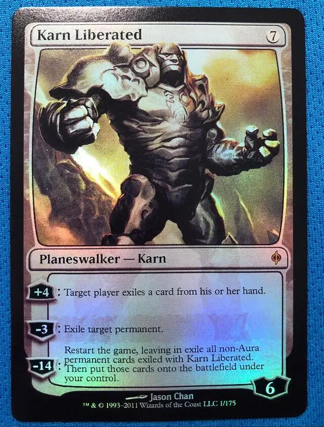 Karn высвободил новые Phyrexia foil magician ProxyKing 8,0 VIP прокси-карты для сбора каждой карты mg