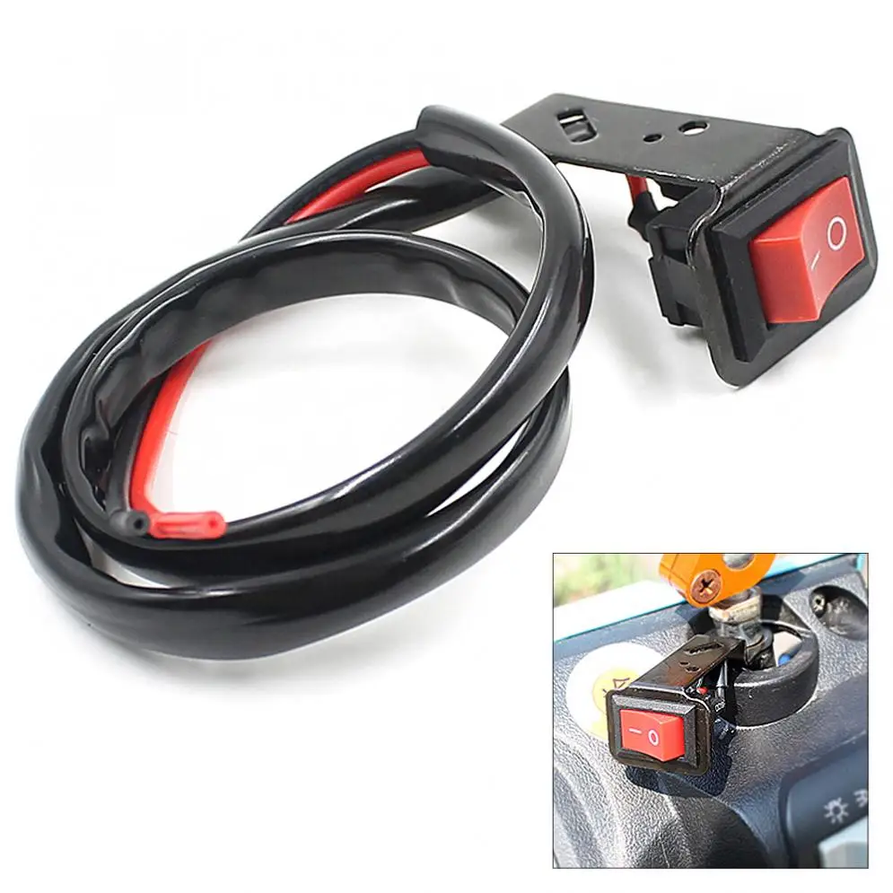 

Universal Waterproof Motorcycle Handlebar Switch ON-OFF Button LED Headlight Scooter Switch Suitable for Motorcycle