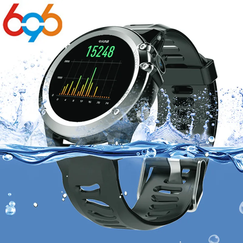 

696 H1 MTK6572 IP68 GPS Wifi 3G Camera Smart Watch Waterproof 400*400 Heart Rate Monitor 4GB 512MB For Android IOS