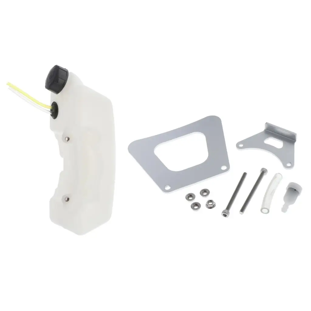 White Replacement Gas Tank Plastic+ Metal for STIHL FS81 Trimmer, # 4126 350 0400
