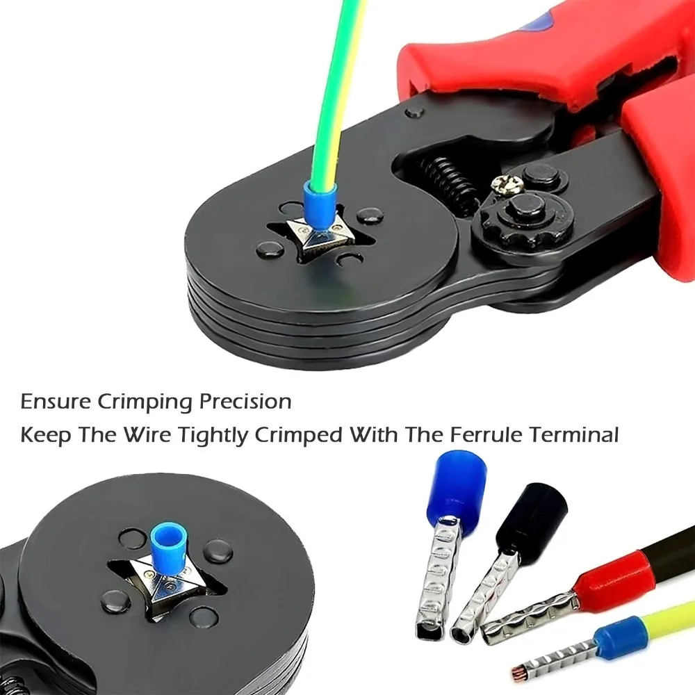 0.25-10mm tubular frieze pliers set of 1640-pces terminal frieze tools mini electric pliers hsc8 joint precision grip