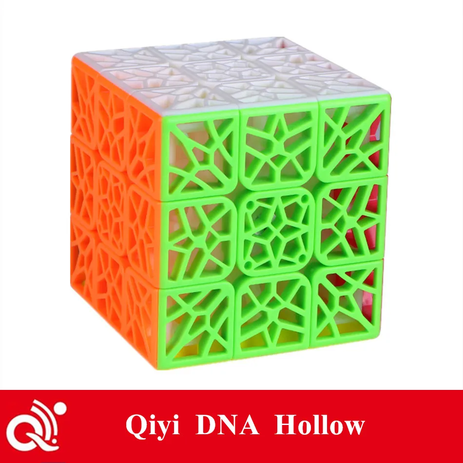 QiYi DNA самолет вогнутый 3x3x3 полый магический куб липкий 3x3 скоростной игрушки для
