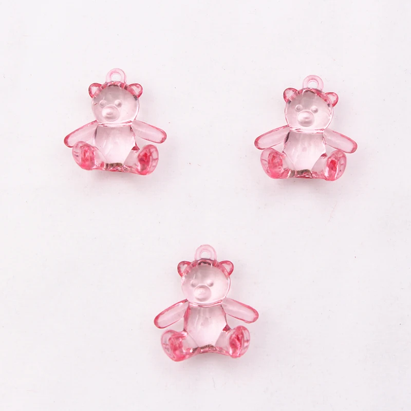 pink-30pcs 30pcs Pink Blue Mini Milk Bear Baby Shower Favor Christening Party Favor Decor Birth Announcement Cake Gift Box Decorations - Цвет: pink-30pcs
