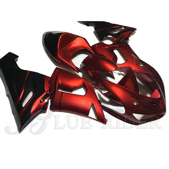 

Injection mold motorcycle Fairing Kit for KAWASAKI Ninja ZX6R 636 05 06 ZX 6R 2005 2006 zx6r ABS red sport road Bodyworks set