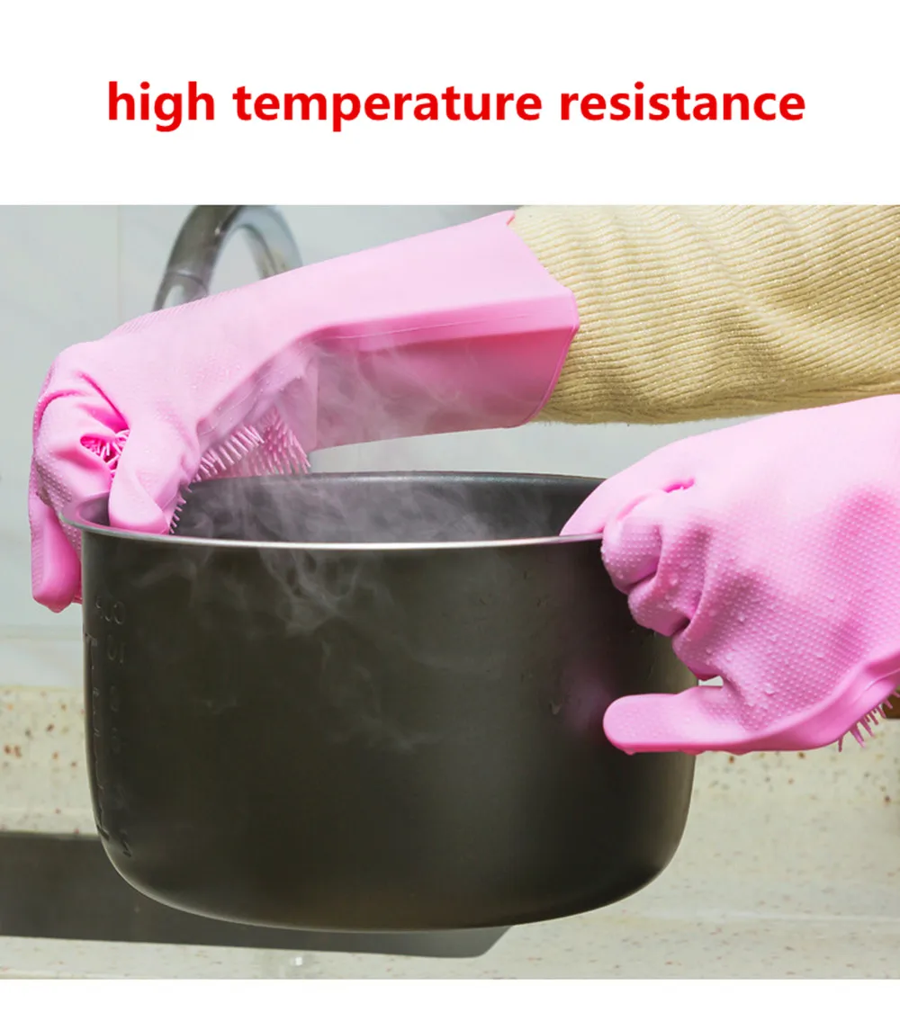 Многофункциональная перчатка для мытья посуда уборки 1 пара волшебных