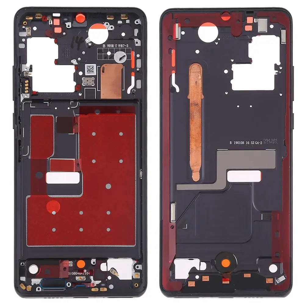 IPartsBuy передний корпус ЖК рамка пластина с боковыми клавишами для huawei P30 Pro