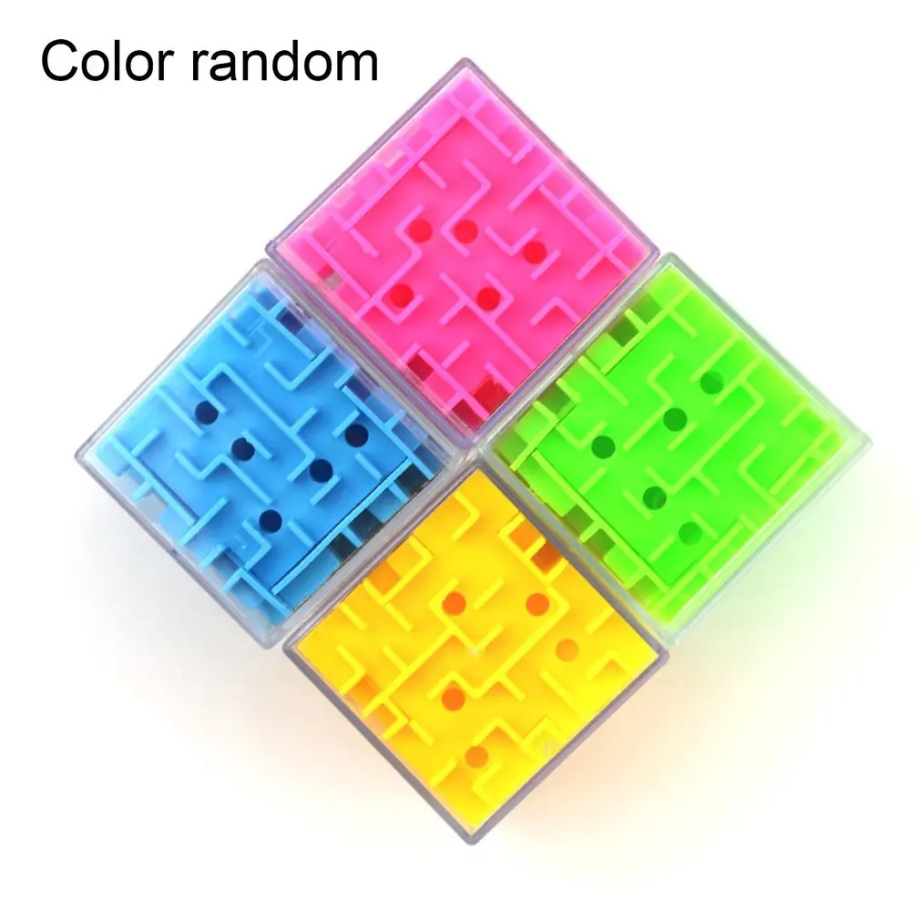 

New! 3D Mini Maze Magic Cube labyrinth ball Puzzle Speed Cube Puzzle Game Cubos children's Learning educational toys