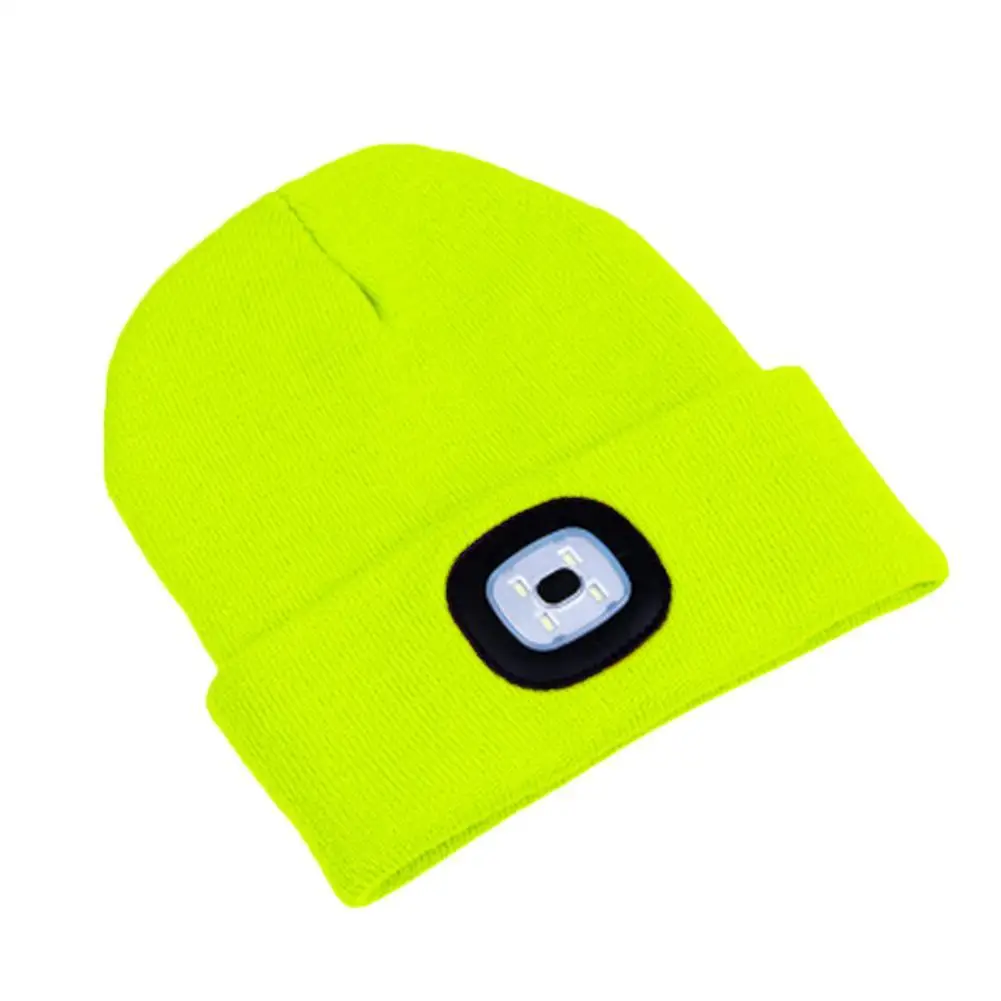 LED Light Hat USB Rechargeable Flashlight Cap LED Beanies Knit Hat Warm Flashlight Hat Hunting,Camping,Jogging,Fishing Cycling