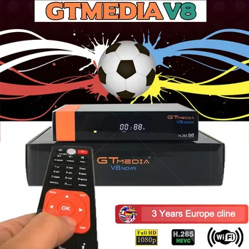 

GT Media V8 Nova DVB-S2 Freesat V7s hd Ricevitore Satellitare H.265 Built-in WIFI + 3 Anno Europa Spagna CCcam Nuova Versione di