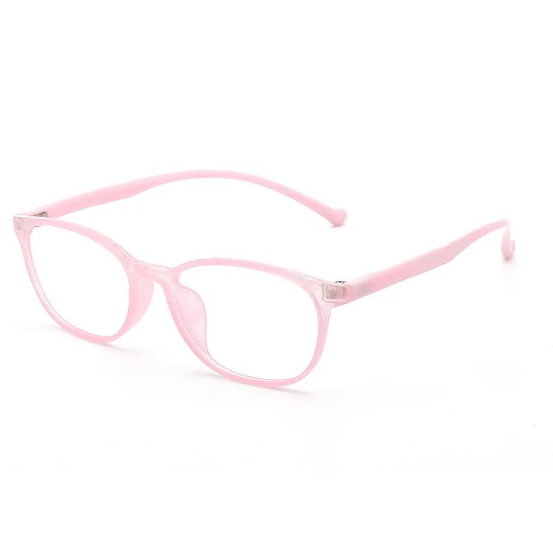 Детский анти-синий светильник очки TR90 рамка бренд для мальчиков и девочек дети компьютер Радиационная защита очки - Цвет оправы: Pink
