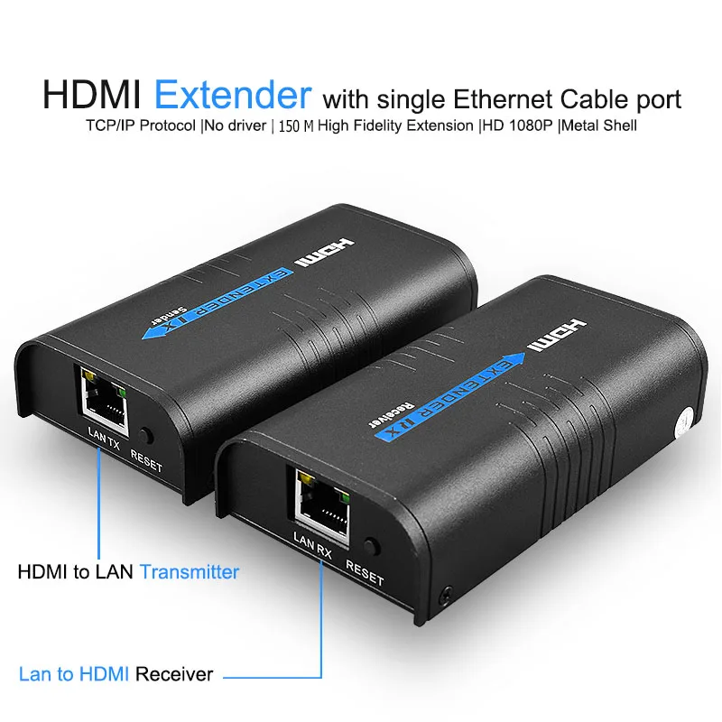 120 м LKV373A HDMI расширитель поддерживает Cat 5e/6 кабель для подключения на большие расстояния HDMI выход