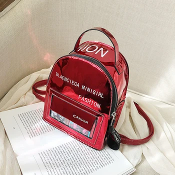 

Beibaobao New Summer 2020 Women Solid Backpacks For Girls For Student Pu Leather Fashion Women Bags Light School Bag Daypack Bag