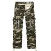 Men's Spring Army Tactical Baggy Military Pants Multi-pocket Washing Loose Cargo Pants Male Casual Overall Pants Plus Size 40 ► Photo 1/6