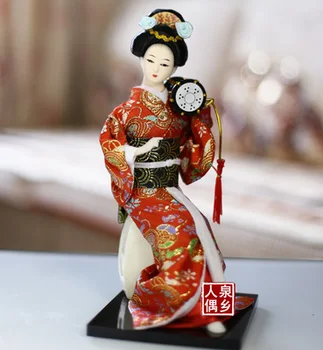 

Japanese doll and costume dolls Japanese decorative furnishings household crafts silk figure statue home decoration wedding