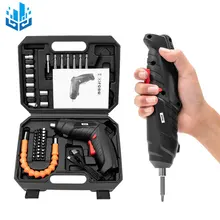 3.6V Cordless Mini Electric Screwdriver Set Electric Drill Rechargeable Forward Reverse Adjustable Household Screw Driver Power