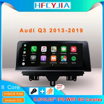 

8 Core Android System Car Multimedia Screen For Audi Q3 2013-2019 WIFI 4G SIM 4+64GB RAM BT GPS Navi Receiver IPS Touch Carplay