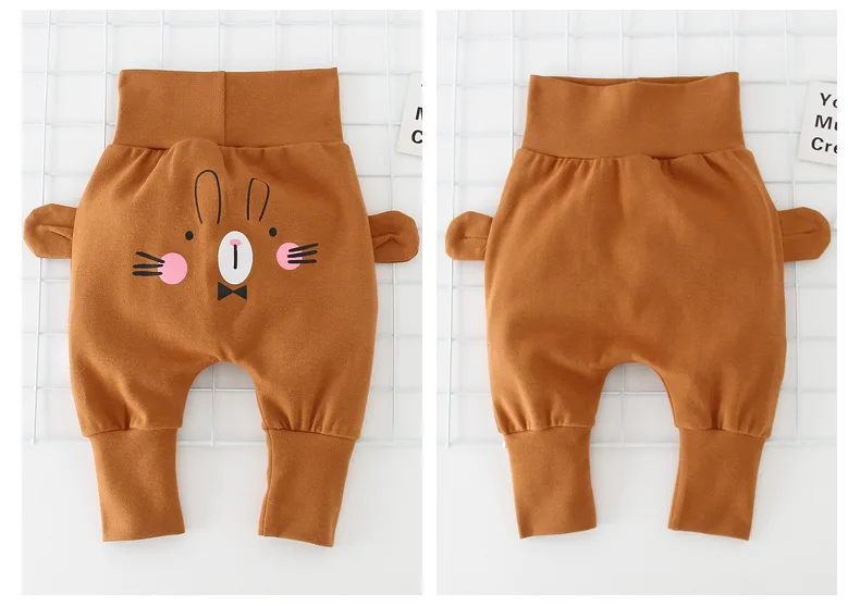 Hot Selling Baby Pants High-waisted Bellyband Baby Pp Pants Infants Child Anti Mosquito Pants Men And Women Newborns Trouse