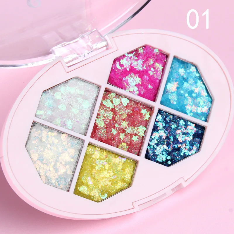eyeshadow Glitter Shimmer Face Jewels Pigment Body Face Eye Glitter Sequin Gel Cream Eye Shiny Skinface Sequin Body Glitter 2