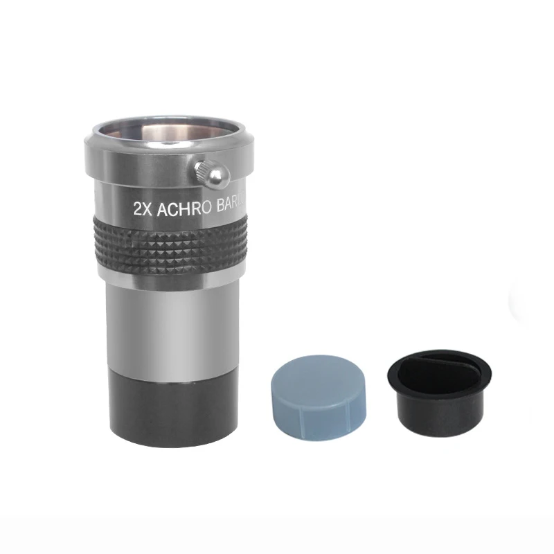 1.25inch 2X barlow 1,25 дюйма 2X Achro линза Барлоу полная оправа из сплава+ оптическое стекло с фиксирующимся винтом астрономический телескоп аксессуары для окуляра - Цвет: 1.25inch 2X barlow