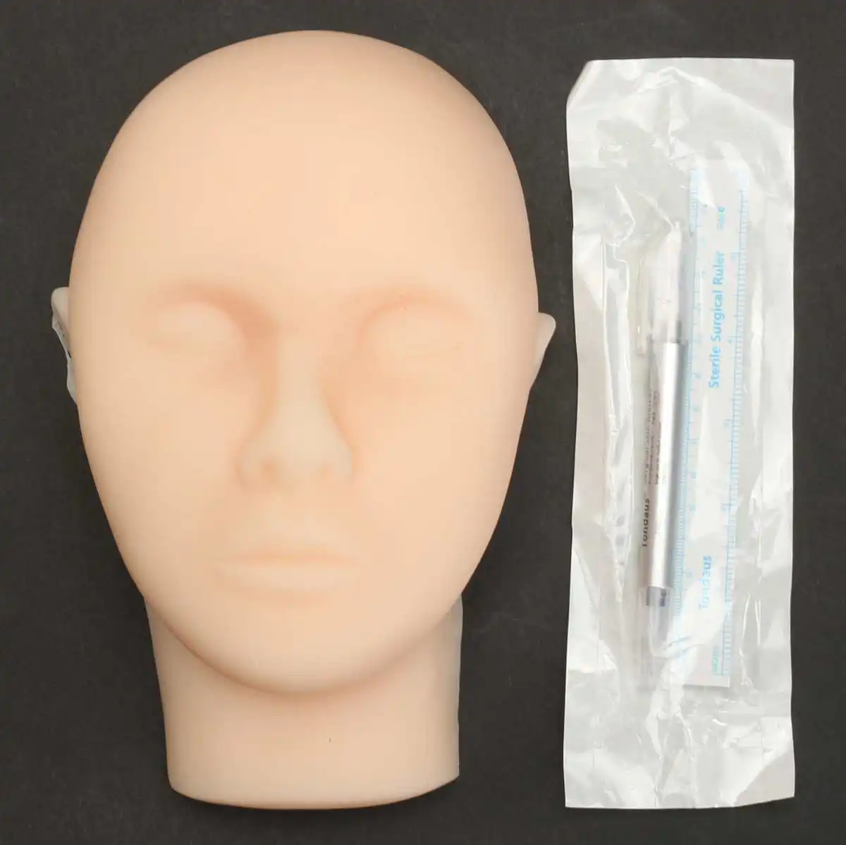 

Silicone Skin Suture Facial Model Head Medical Mini-plastic Surgery Learning Practice Tools Medical Science