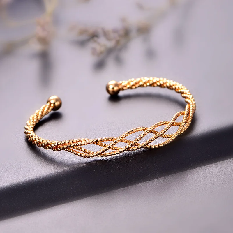 European Punk Style Open Love Bangles Bracelets Fashion Gifts Simple Temperament Personality Bracelet Gifts Hip Hop Jewelry
