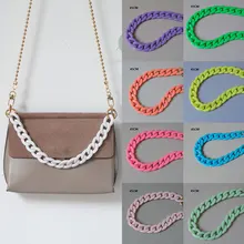 Bag Chains Handle Decoration Acrylic Chain Resin Candy Colors Beautiful Chain Lovely Strap Women Shoulder Cute Clutch Chain