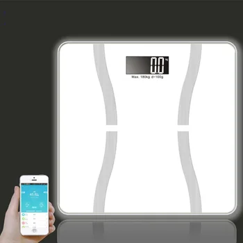 

Weight scale Human body fat intelligent Bluetooth body fat Fat scale micro small program body fat scale 3 Y
