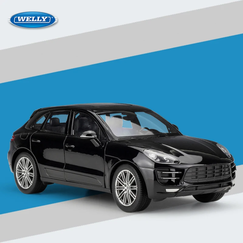 Модель автомобиля WELLY 1:24 Macan Cayenne Turbo литая металлическая Игрушечная машина