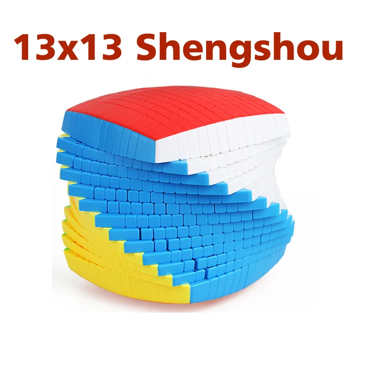 Shengshou sengso 13*13 кубик без наклеек Головоломка Черный подарок идея для X'mas день рождения