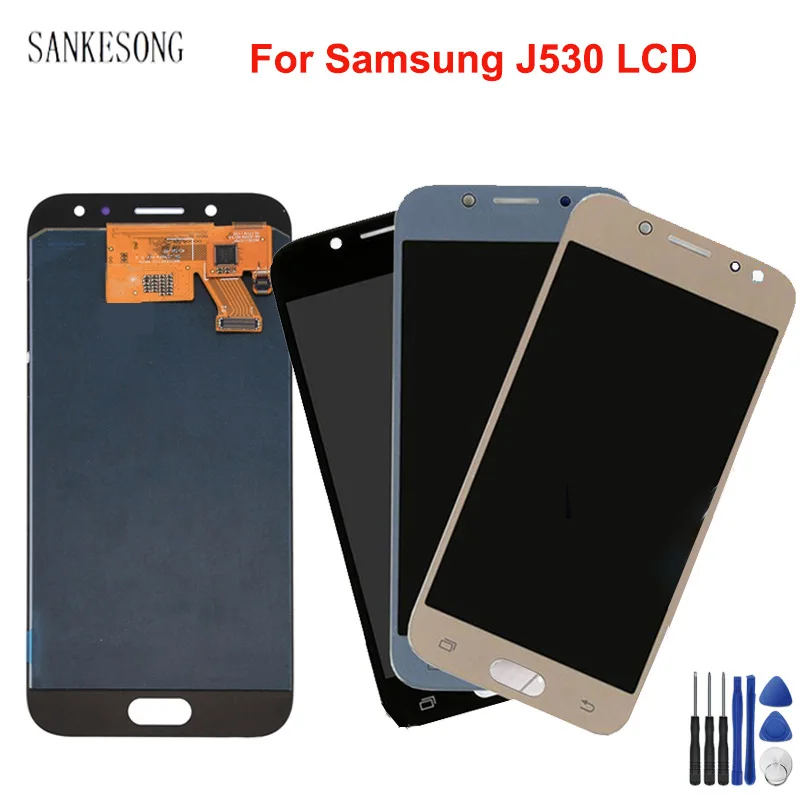 AMOLED/TFT LCD For Samsung Galaxy J5 J530 J530F SM-J530F J530FM LCD Display Touch Screen Digitizer Assembly+tools
