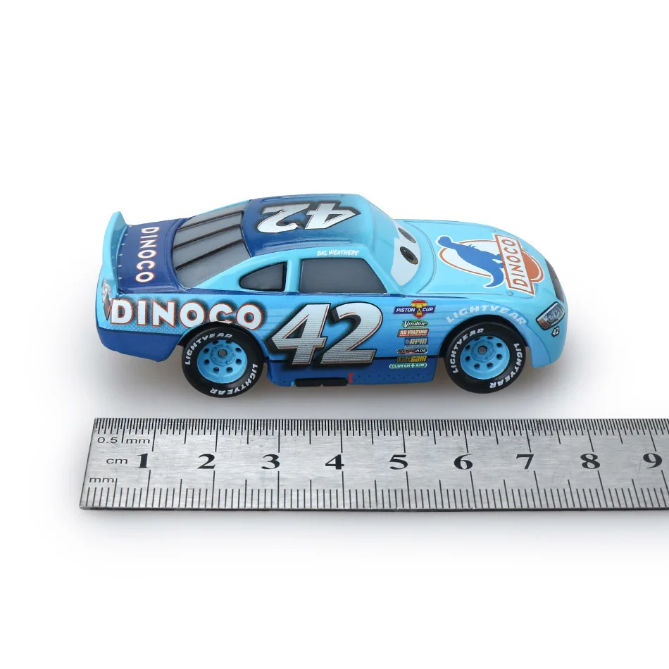 Disney Pixar Cars 2 3 Lightning 40 стиль Mcqueen Mater Jackson Storm Ramirez 1:55 литой автомобиль металлический сплав мальчик детские игрушки подарок
