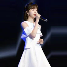 92910 белые платья до колена с круглым вырезом, длиной до колен, матовые атласные платья для выпускного вечера/вечерние платья, новинка, на молнии