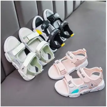 

Summer Children Shoes Fashion Breathable Kids Baby Sandals Rubber Non-slip Soft Bottom Boys Girls Beach Sandals