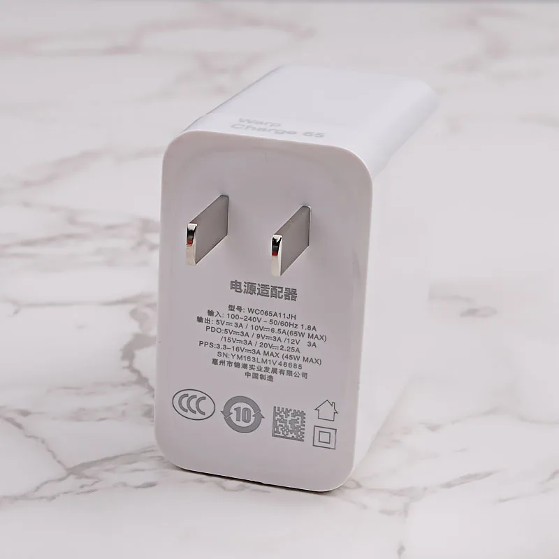 usb c 5v 3a Original OnePlus 8T Warp Charge 65 Power Adapter White EU US Warp Charger Type C To Type C Cable 65w One Plus 9 8 T 8 pro 7T quick charge usb c Chargers