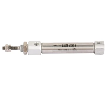 

1 PC CDJ2B10-30B 10mm Diameter 30mm Stroke Double-acting Cylinder Stainless Steel Air Cylinder Factory price