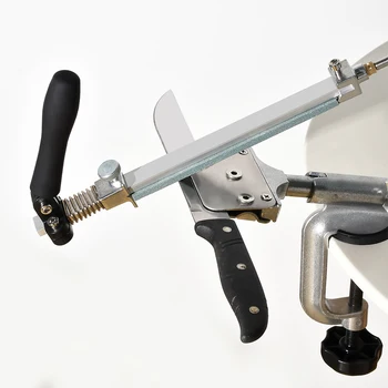 

Aluminum alloy knife sharpener 360 degree vibration system Constant angle of Grinding tools Grinder machinewith knife sharpener