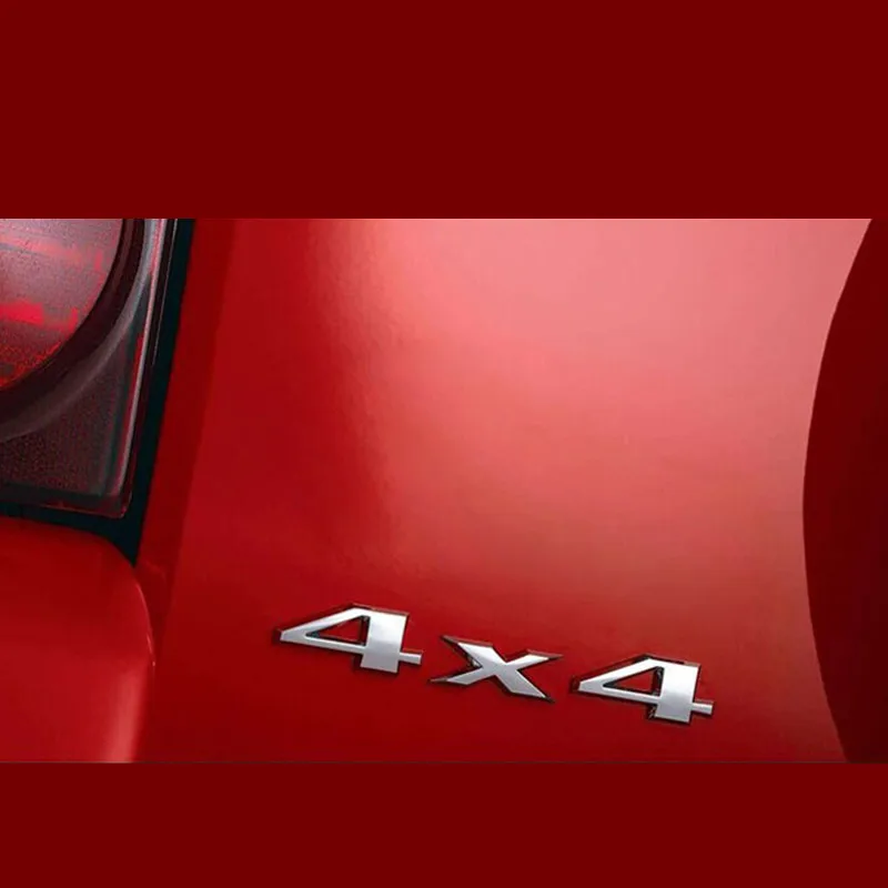 3D автомобильный Стайлинг хромированная металлическая наклейка 4X4 значок с