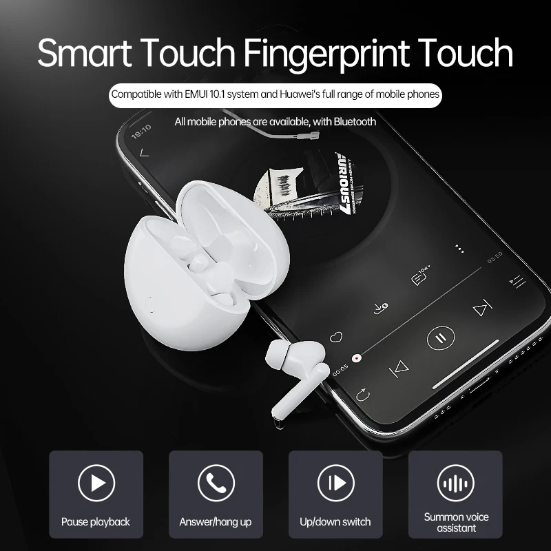 New Wireless Earphone TWS Bluetooth 5.0 Headphone HiFi 9D Stereo Sports Waterproof Earbuds Headsets HD Stereo With Charging Box