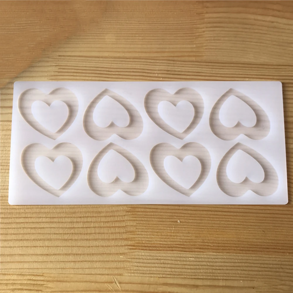 DIY 3D форма сердца силиконовая форма для украшения торта инструменты силиконовая форма для рукоделия в форме торта шоколадная форма Декор кексы форма для выпечки шаблон