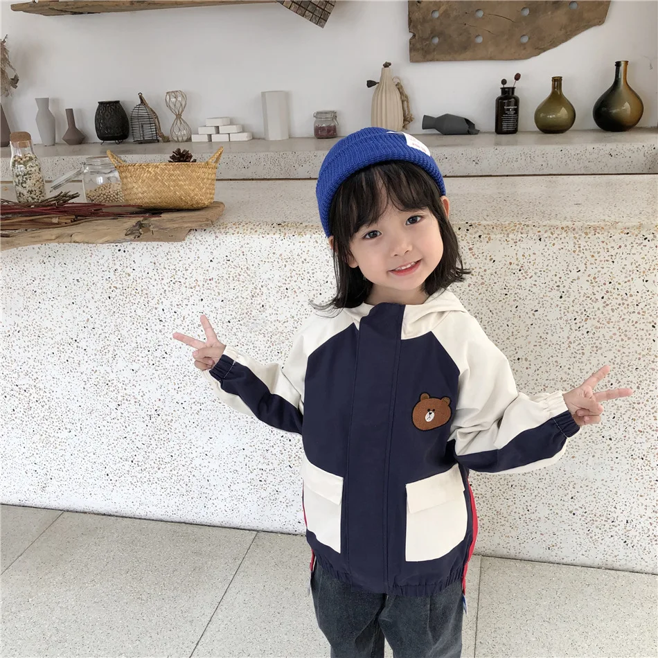 Tonytaobaby/осенне-зимнее Новое Стильное Детское пальто с капюшоном, куртка для маленьких мальчиков пальто для девочек