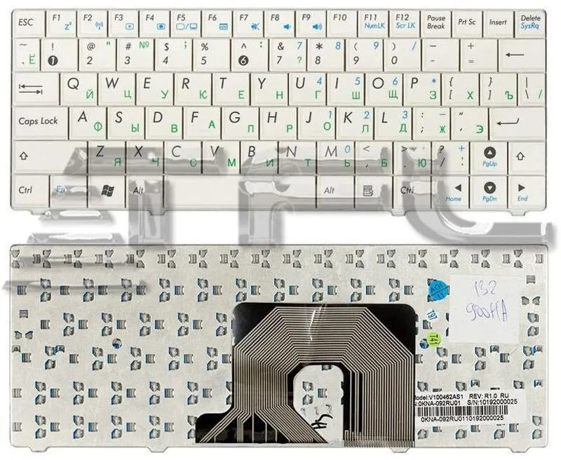Keyboard for laptop Asus Eee PC 900ha 900sd T91 (white) | Компьютеры и офис